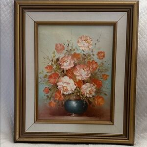 Floral Painting in Gold Frame